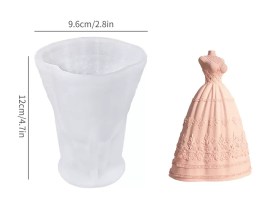 Molde silicona vestido grande